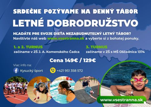 plagat VSESTRANNA POHYBOVA PRIPRAVA pre kšš